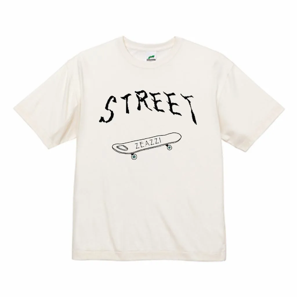 zeazzi Street Skateboard Tri-Blend Big Silhouette T-shirt